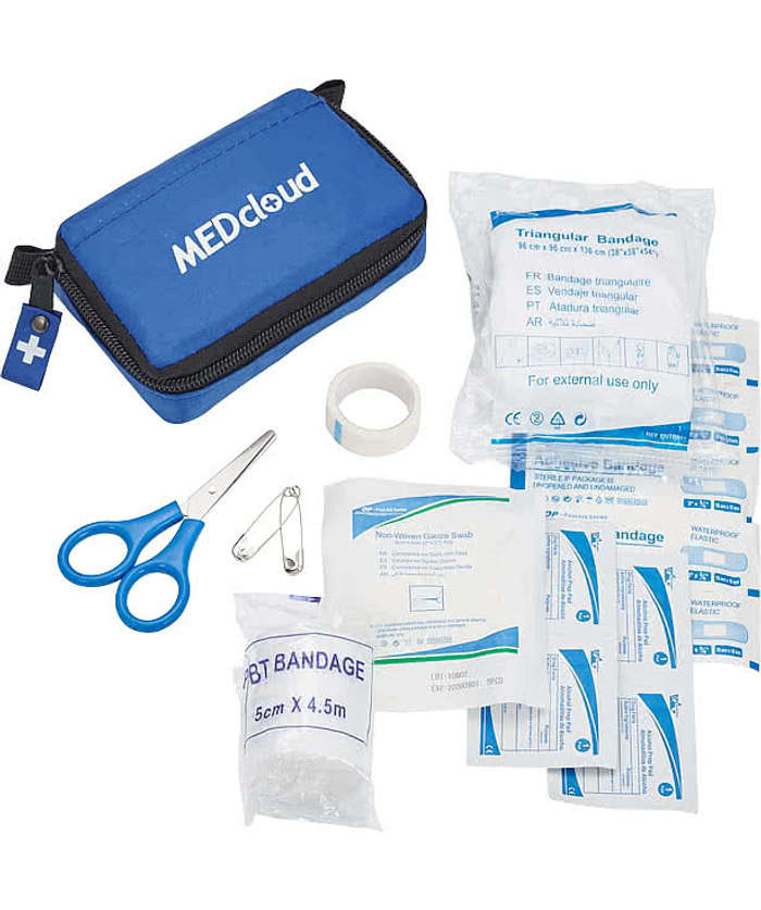 Bolt 20-Piece First Aid Kit - Royal 3 Bolt 20-Piece First Aid Kit - Royal