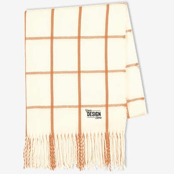 Charleston Fringed Scarf - Tan