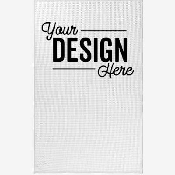 Full Color Soft Tea Towel - White