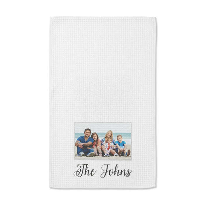 Full Color Soft Tea Towel - White