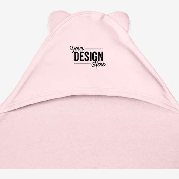 Rabbit Skins Toddler 50/50 Hooded Towel With Ears - Ballerina