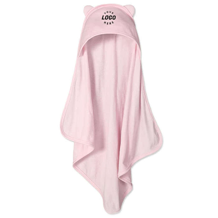Rabbit Skins Toddler 50/50 Hooded Towel With Ears - Ballerina