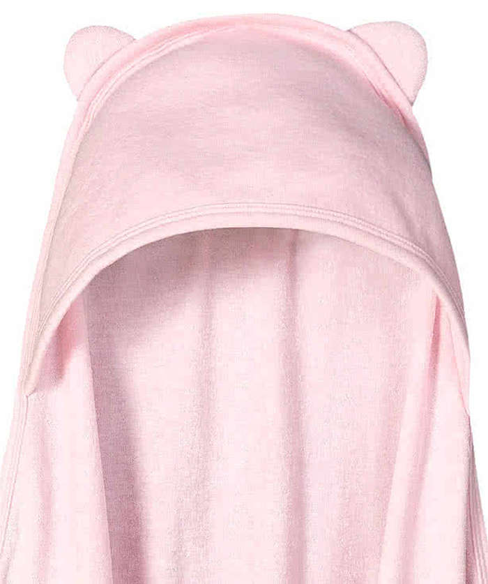 Rabbit Skins Toddler 50/50 Hooded Towel With Ears - Ballerina