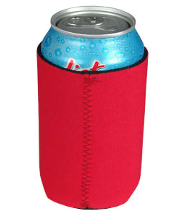 Foldable Neoprene Can Cooler - Orange