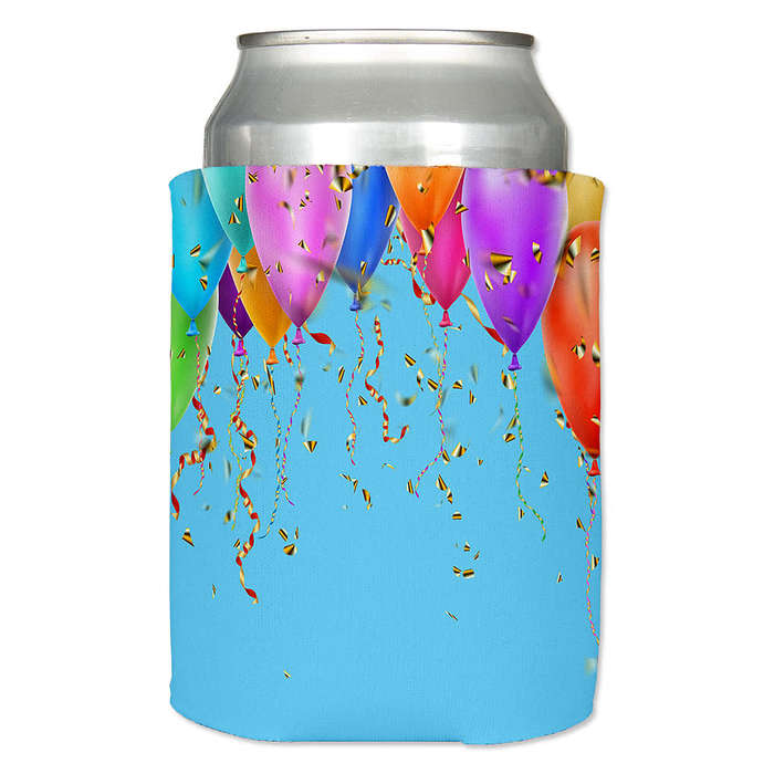 Full Color Balloons Foldable Can Cooler - Balloon