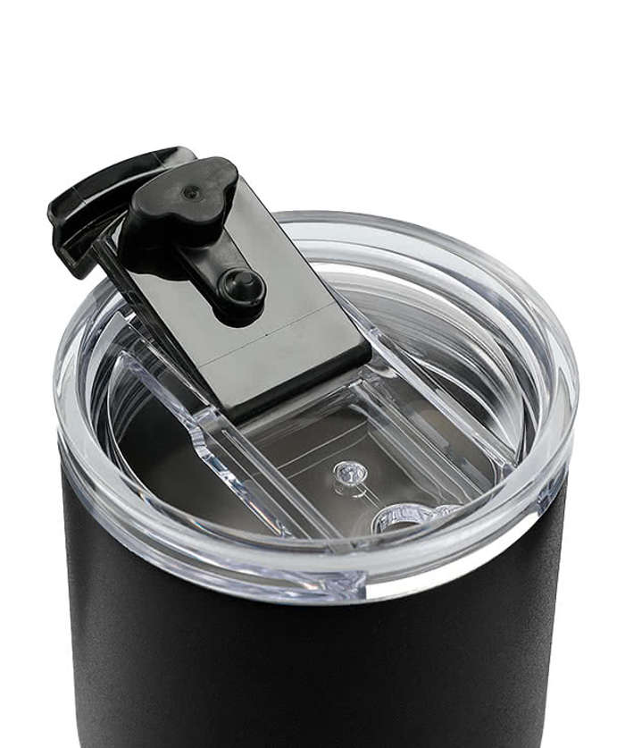 12 oz. Bluff Insulated Tumbler and Can Cooler - Black 5 12 oz. Bluff Insulated Tumbler and Can Cooler - Black