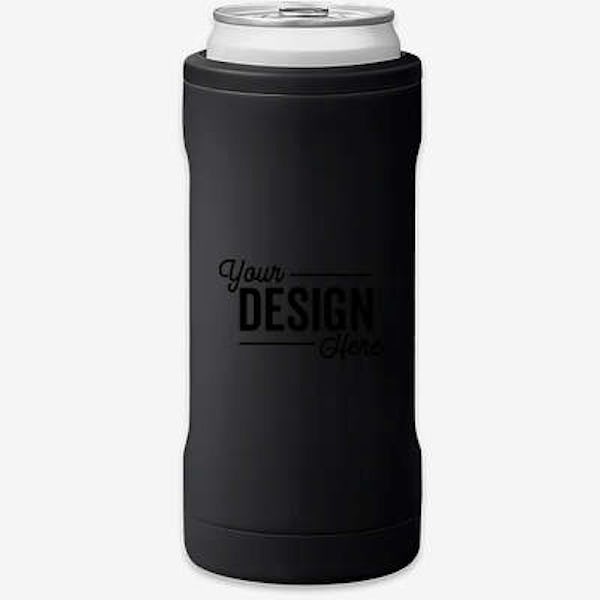 BruMate 12 oz. Hopsulator Slim Can Cooler - Matte Black