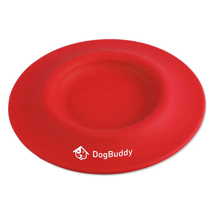 2-in-1 Silicone Pet Flyer and Drinking Bowl - Blue