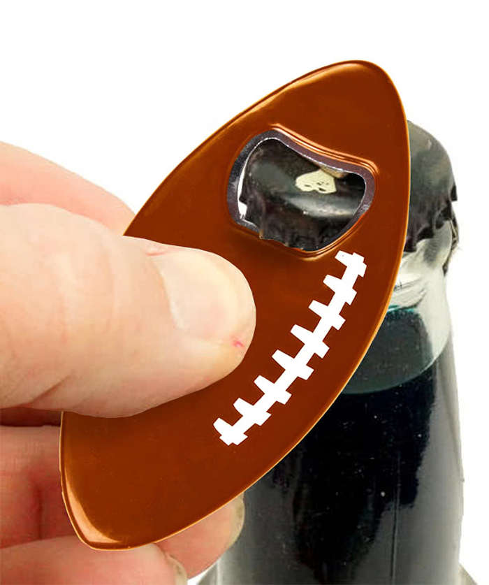 Football Bottle Opener - Brown