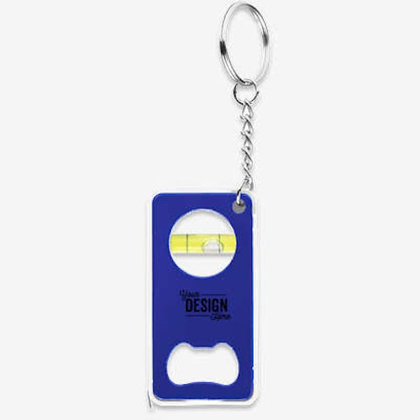Axis 3-in-1 Multi-Tool Keychain - White with Metallic Blue