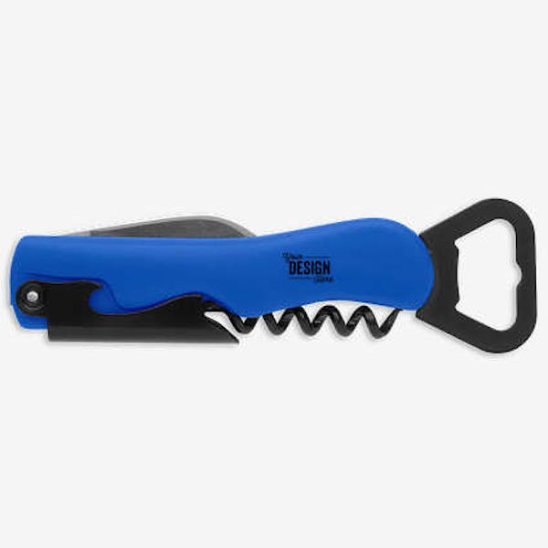 4-in-1 Waiter's Pocket Knife - Blue