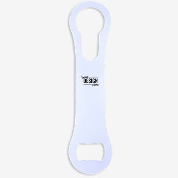 Full Color Bottle Opener - White