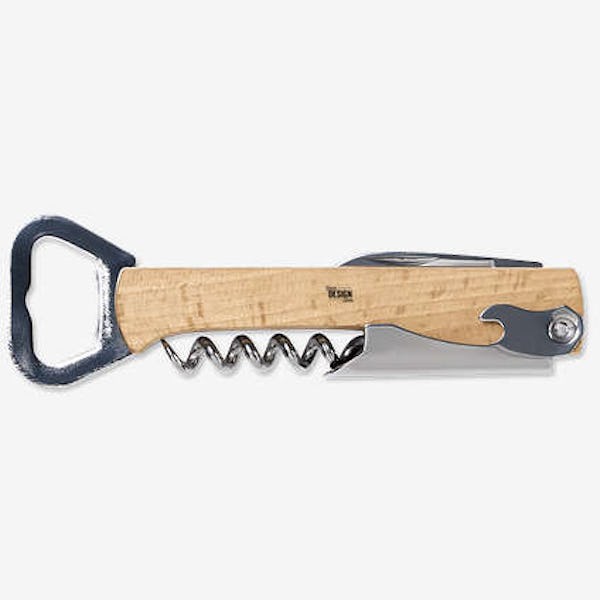 4-in-1 Wine & Bottle Opener - Wood
