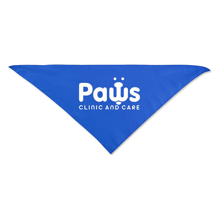 Large Triangle Recycled Pet Bandana - Red