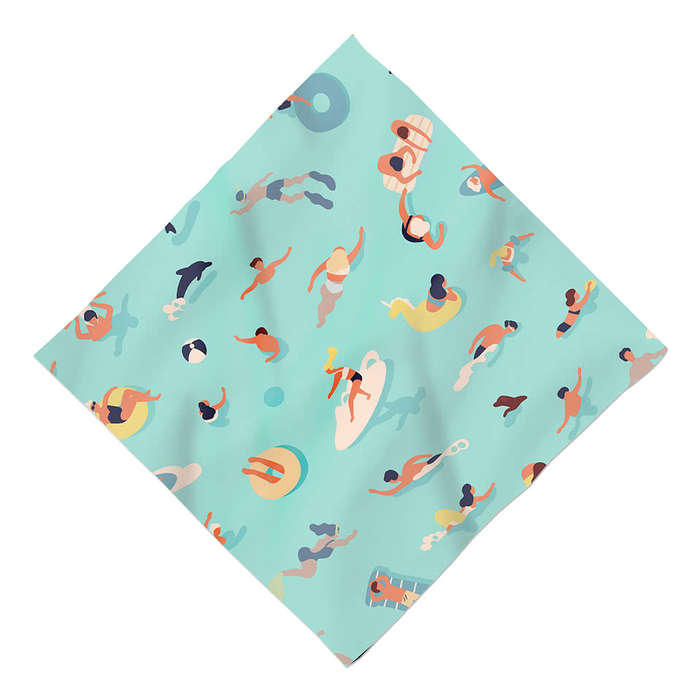 Full Color 16" x 16" Dog Bandana - Full Color