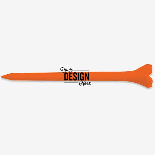 Driver Pack - 3-1/4" Golf Tees (Set of 5) - Bright Orange