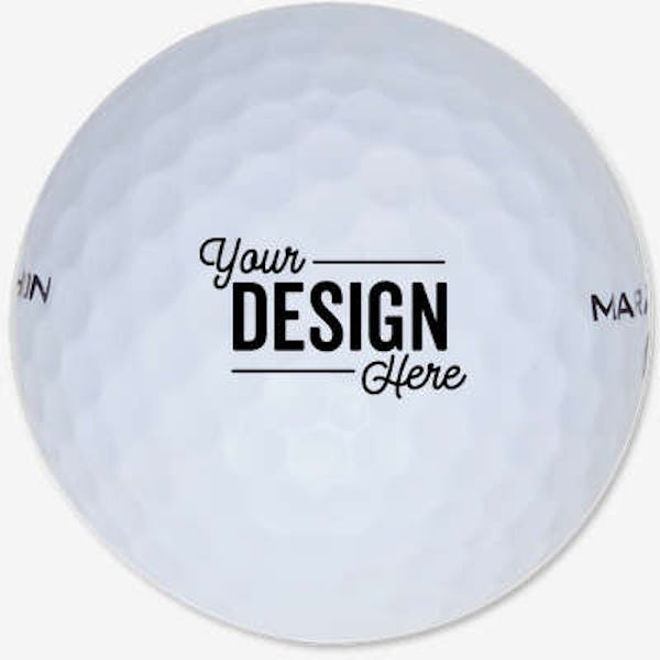 Full Color Srixon Marathon Golf Balls (Box of 3) - White