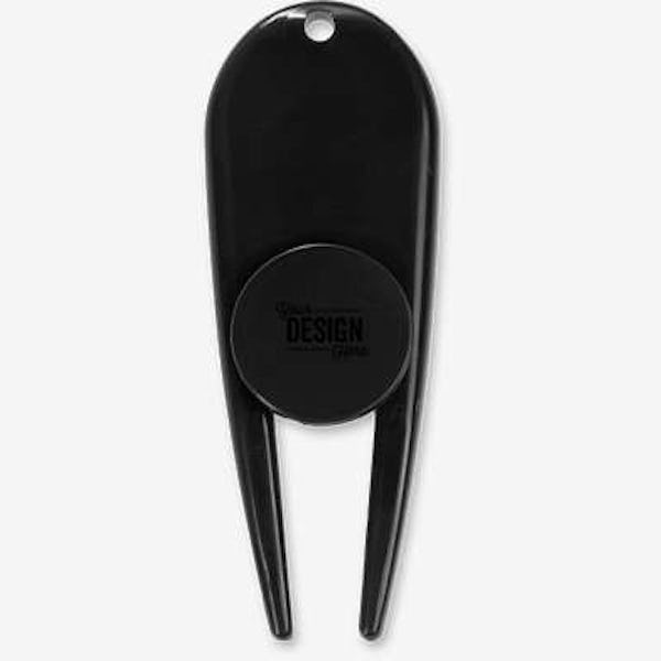 Divot Tool with Ball Marker - Black