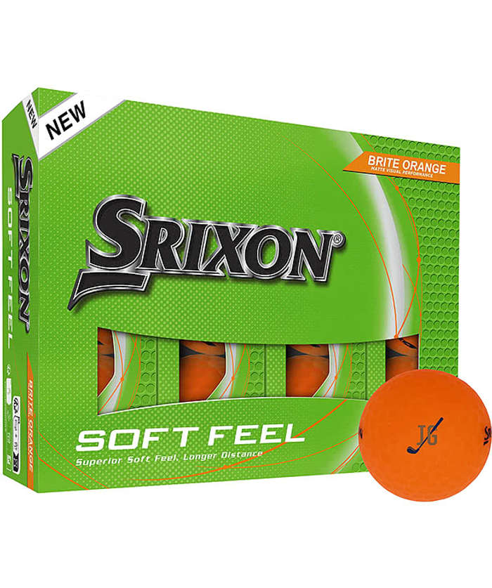 Full Color Srixon Soft Feel Brite Golf Balls (Box of 12) - Orange 3 Full Color Srixon Soft Feel Brite Golf Balls (Box of 12) - Orange