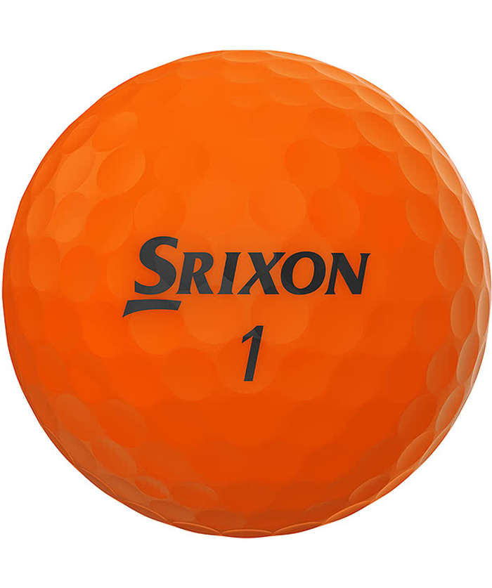 Full Color Srixon Soft Feel Brite Golf Balls (Box of 12) - Orange 4 Full Color Srixon Soft Feel Brite Golf Balls (Box of 12) - Orange