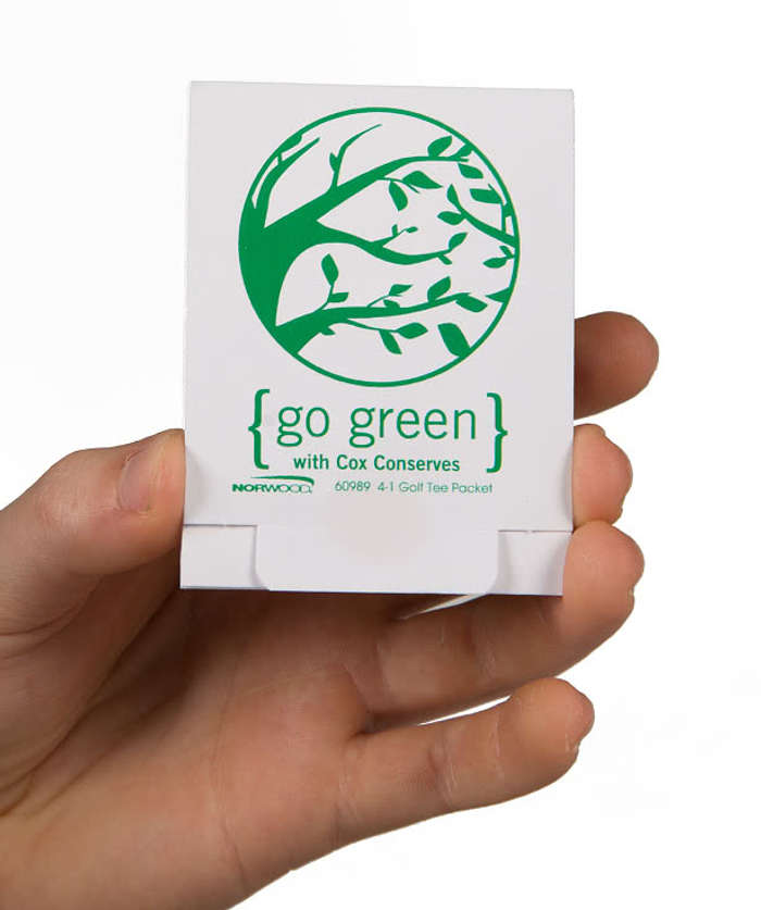 4-1 Golf Tee Packet - 2-3/4" Tee - White 3 4-1 Golf Tee Packet - 2-3/4" Tee - White