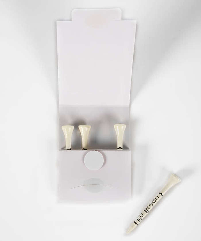 4-1 Golf Tee Packet - 2-3/4" Tee - White 4 4-1 Golf Tee Packet - 2-3/4" Tee - White