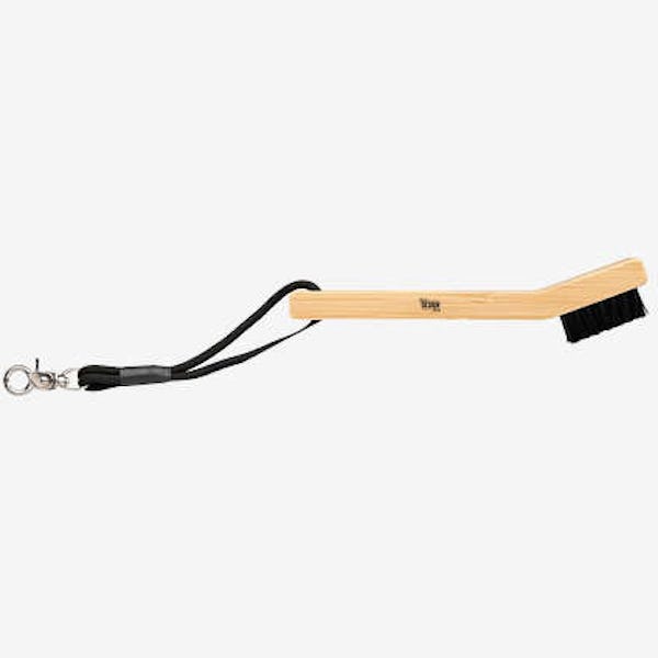 Laser Engraved FSC Bamboo Golf Brush - Natural