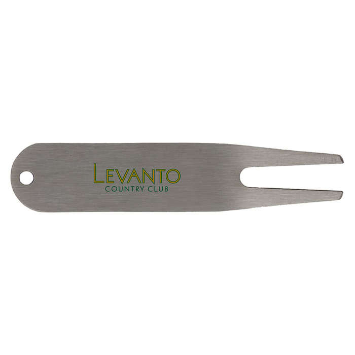 Laser Engraved Classic Metal Divot Tool - Black