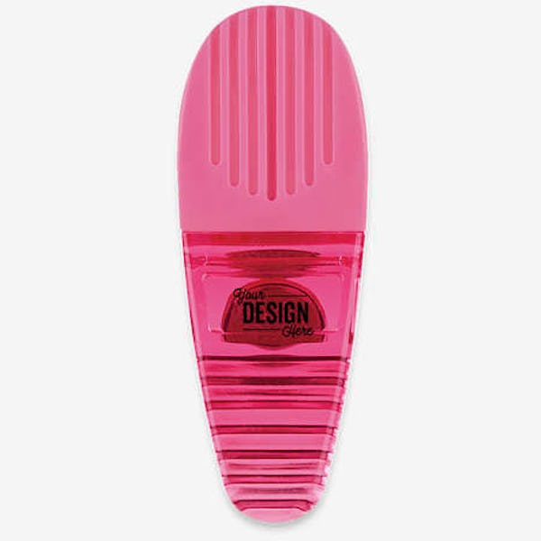 Magnetic Alligator Memo Clip with Grip - Pink / Pink
