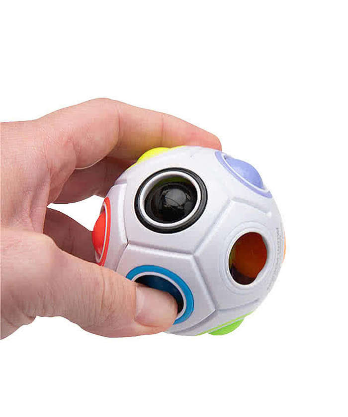 Push Pop Stress Reliever Game - White 3 Push Pop Stress Reliever Game - White