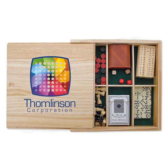 Full Color Travel Fun Game Set - Natural