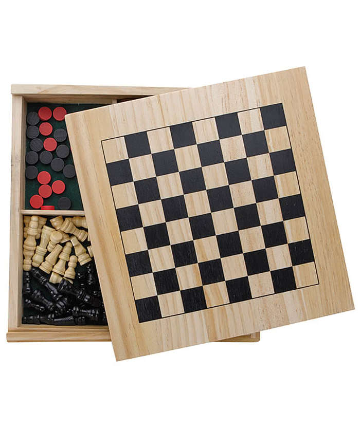 Full Color Travel Fun Game Set - Natural
