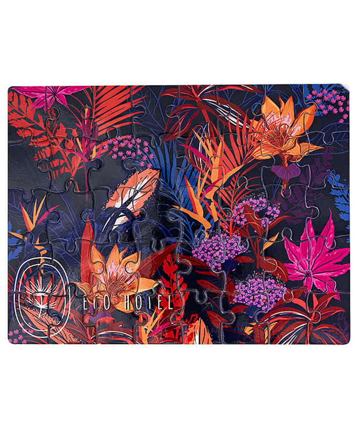 Full Color 40 Piece Jigsaw Puzzle - Athletic Gold
