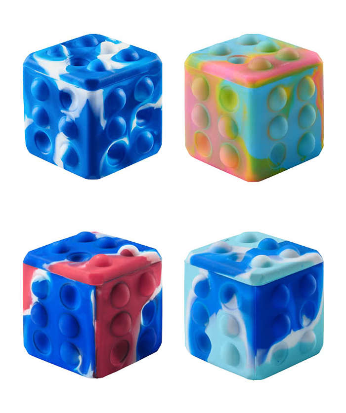 Push Pop Bubble Cube Stress Reliever - Royal