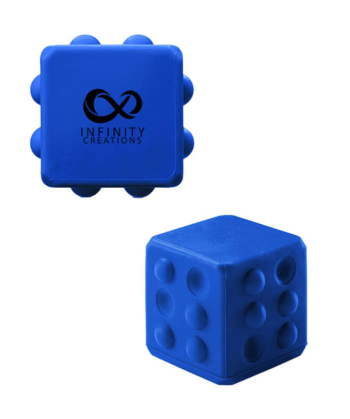 Push Pop Bubble Cube Stress Reliever - Royal