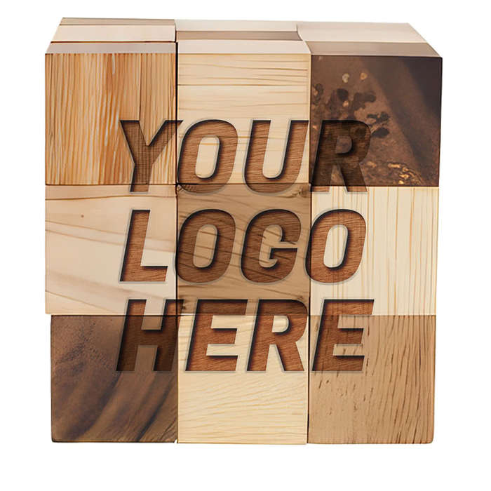 Laser Engraved Copperhead Small Wood Puzzle - Small Wood Puzzle