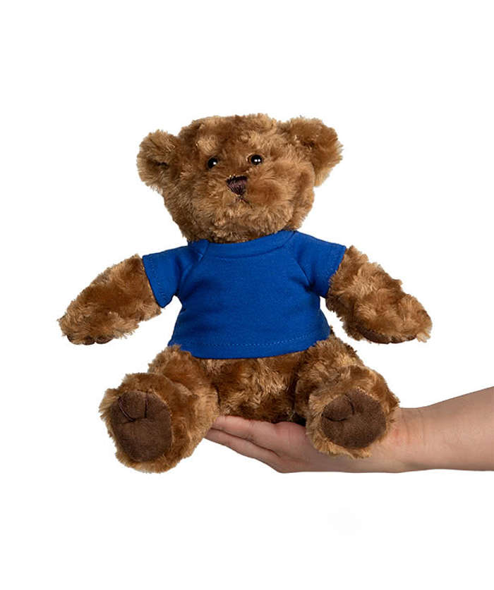 10" Traditional Brown Bear - Brown Bear / White T-shirt 3 10" Traditional Brown Bear - Brown Bear / White T-shirt