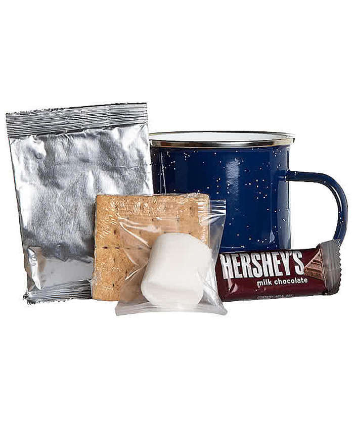 16 oz. Speckled Camping Mug with Hot Cocoa & Smores - Royal Blue 4 16 oz. Speckled Camping Mug with Hot Cocoa & Smores - Royal Blue