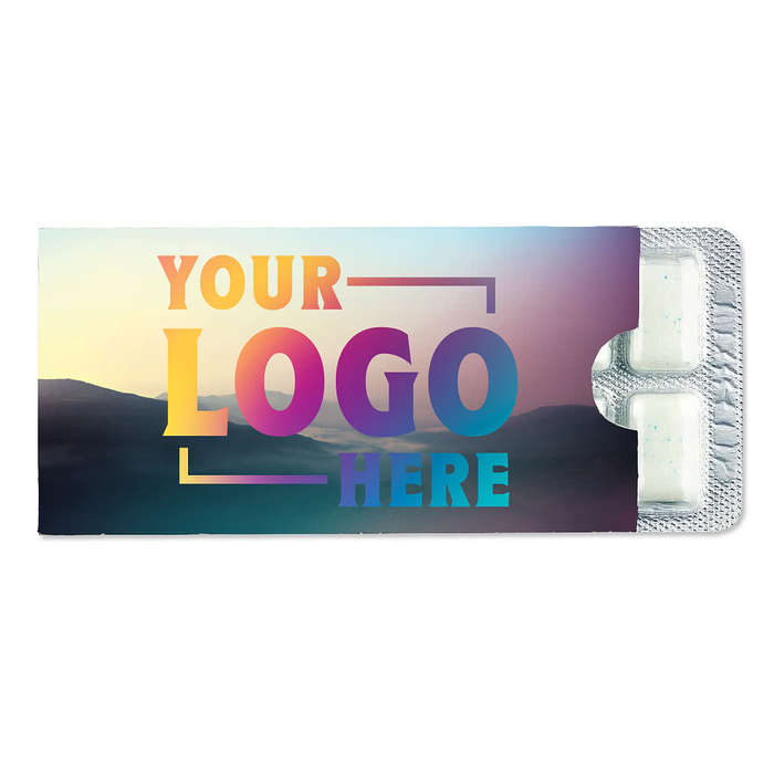 Full Color Sugar Free Gum Pack - Columbia Blue