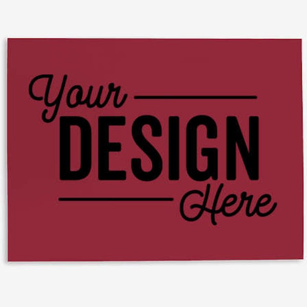 Full Color 18" x 24" Magnet Sign - Maroon