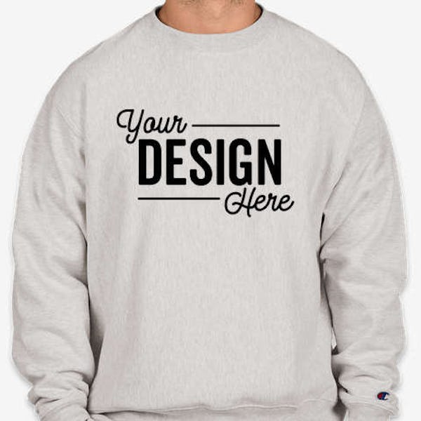 Champion Heavyweight Reverse Weave Crewneck Sweatshirt - Oxford Grey Heather