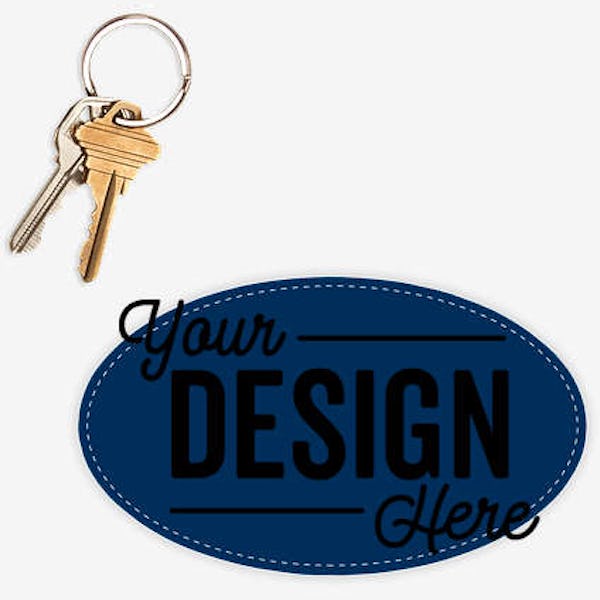 5.75 in. x 3.375 in. Oval Car Magnet - Navy