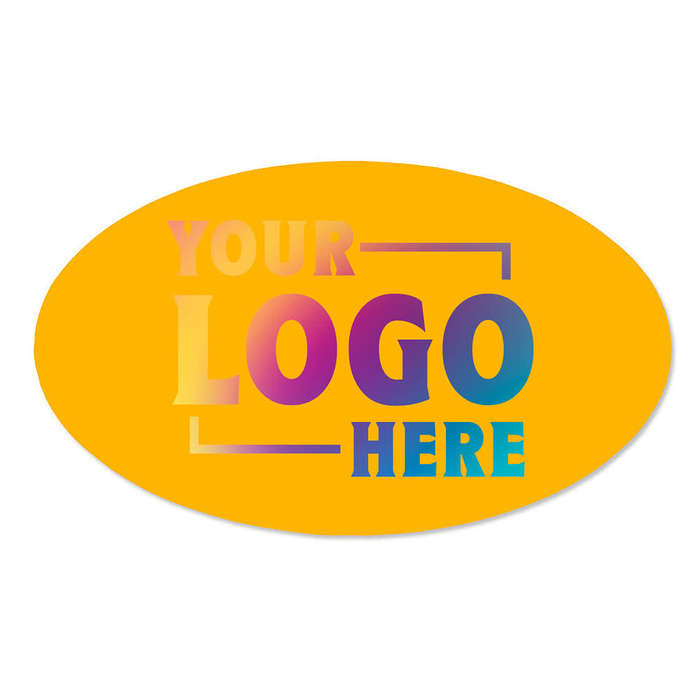 5.75 in. x 3.375 in. Oval Car Magnet - Navy