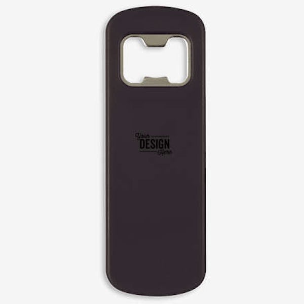 Full Color Easton Magnetic Bottle Opener - Black