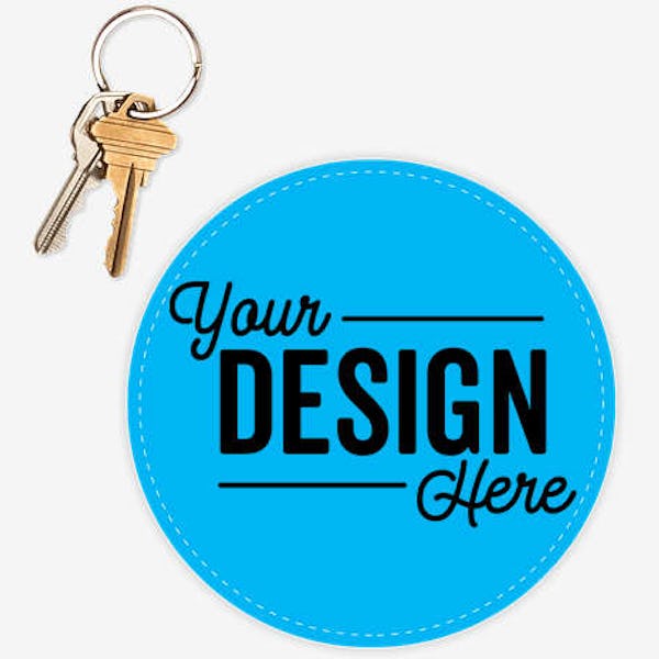5.5 in. Circle Car Magnet - Columbia Blue