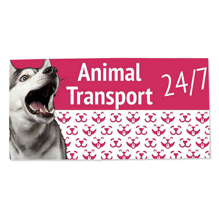 Full Color 12" x 24" Magnet Sign - White
