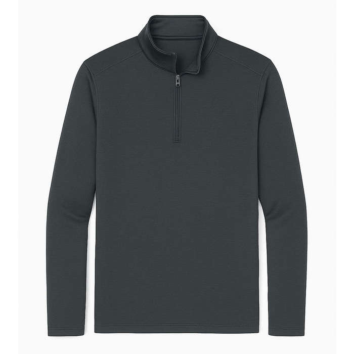 Blue Generation BLU-X-DRI Quarter Zip Performance Pullover - Black