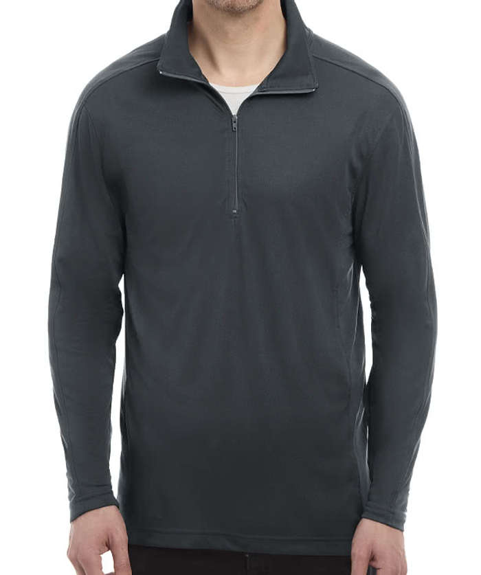 Blue Generation BLU-X-DRI Quarter Zip Performance Pullover - Black 3 Blue Generation BLU-X-DRI Quarter Zip Performance Pullover - Black