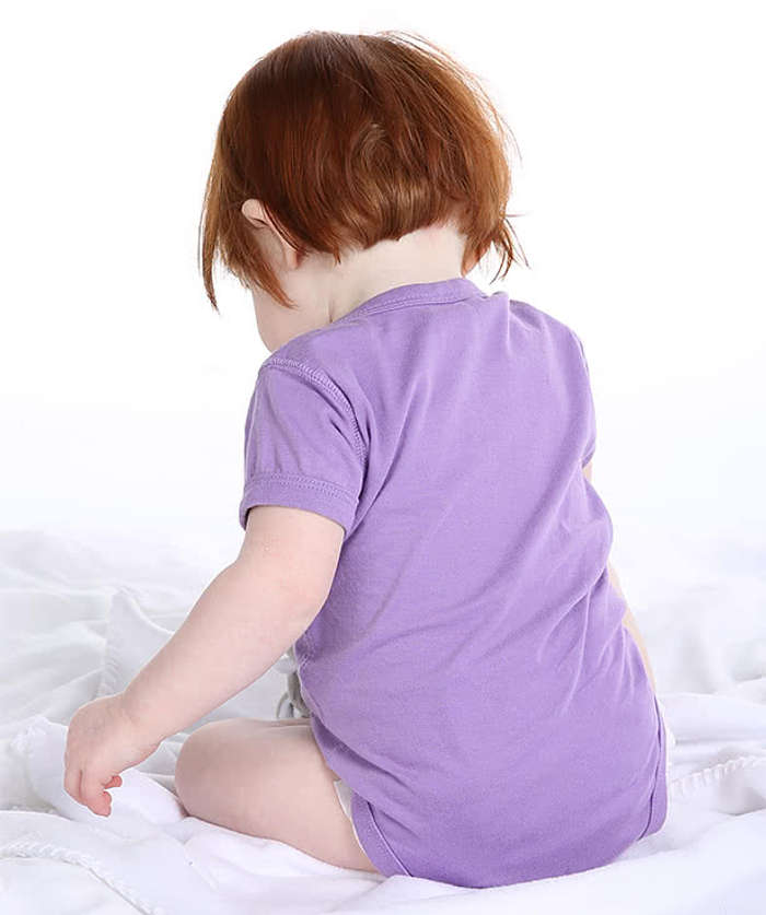 Rabbit Skins Jersey Baby Bodysuit - Light Blue