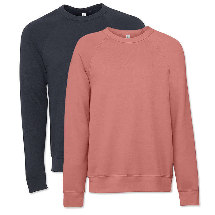 Bella + Canvas Ultra Soft Crewneck Sweatshirt - True Royal